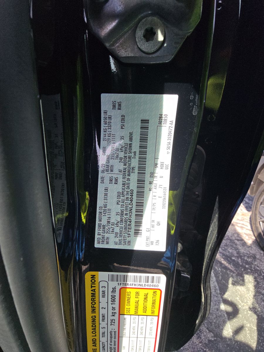 2022 Ford Ranger XL AWD