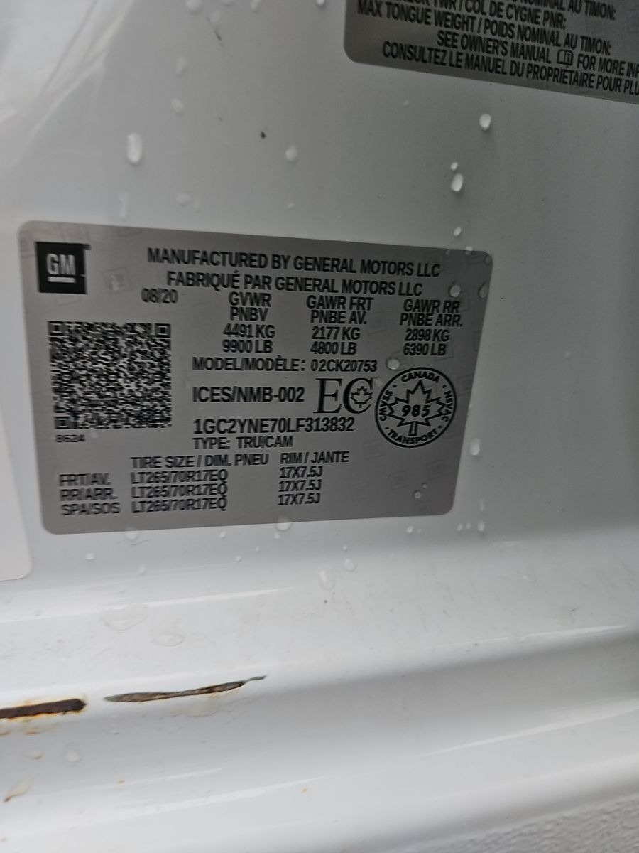 2020 Chevrolet Silverado 2500HD LT AWD