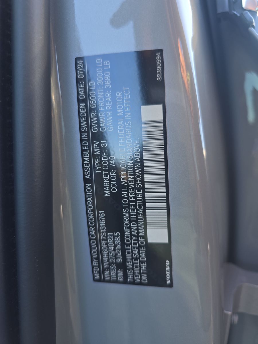 2025 Volvo XC90 Plug-In Hybrid T8 Ultra AWD