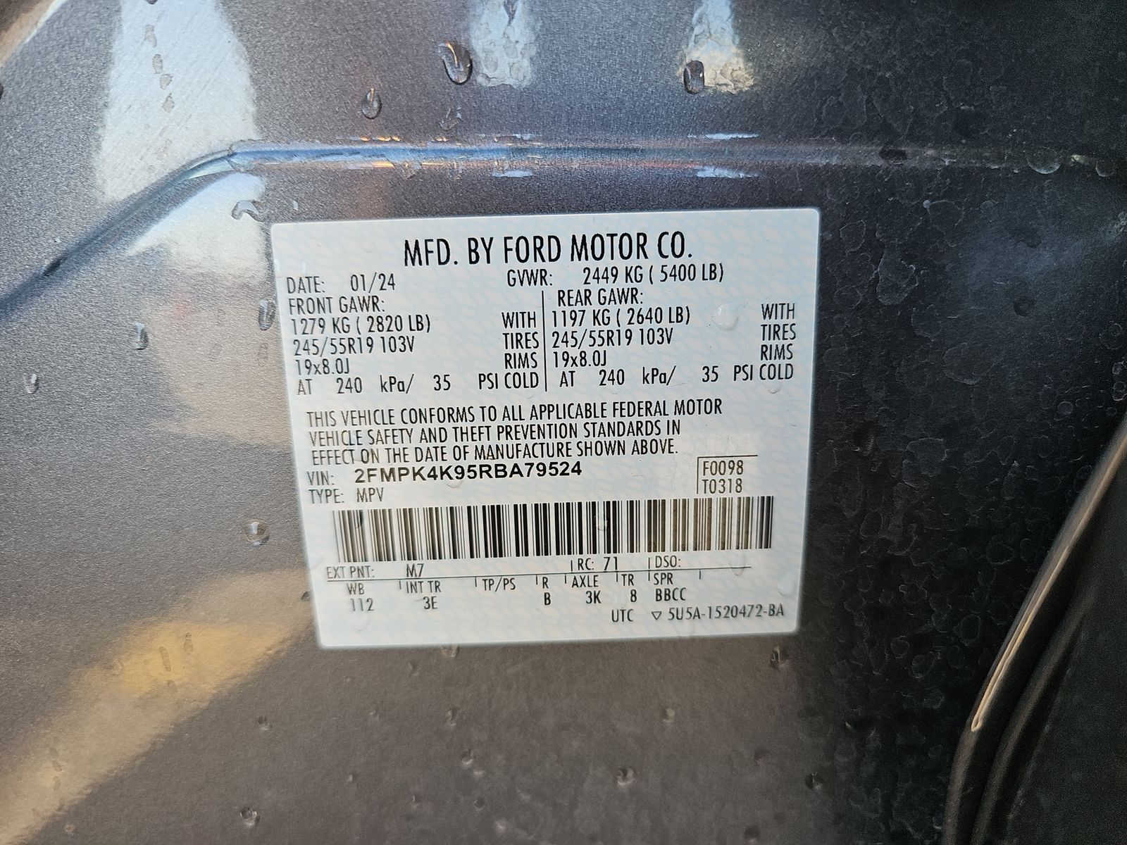 2024 Ford Edge Titanium AWD