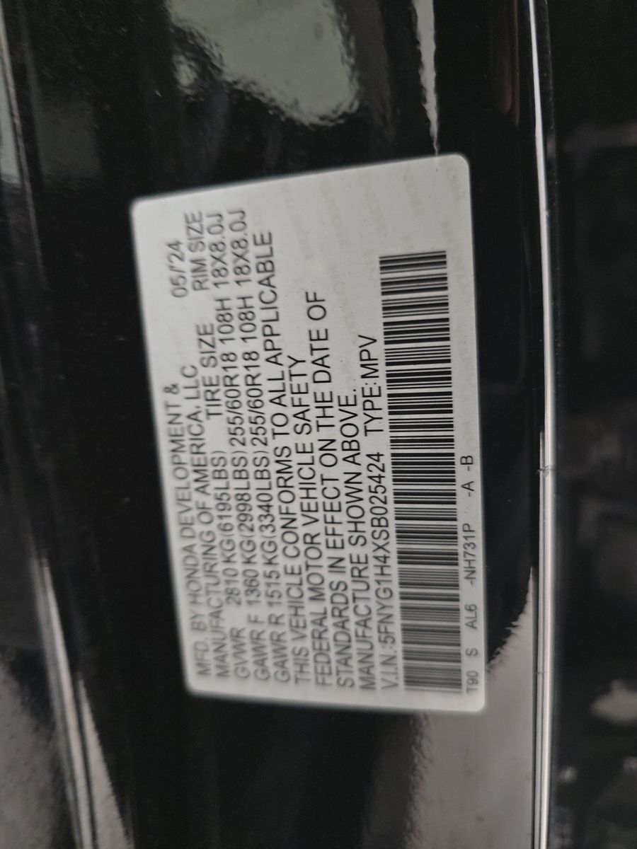 2025 Honda Pilot EX-L AWD