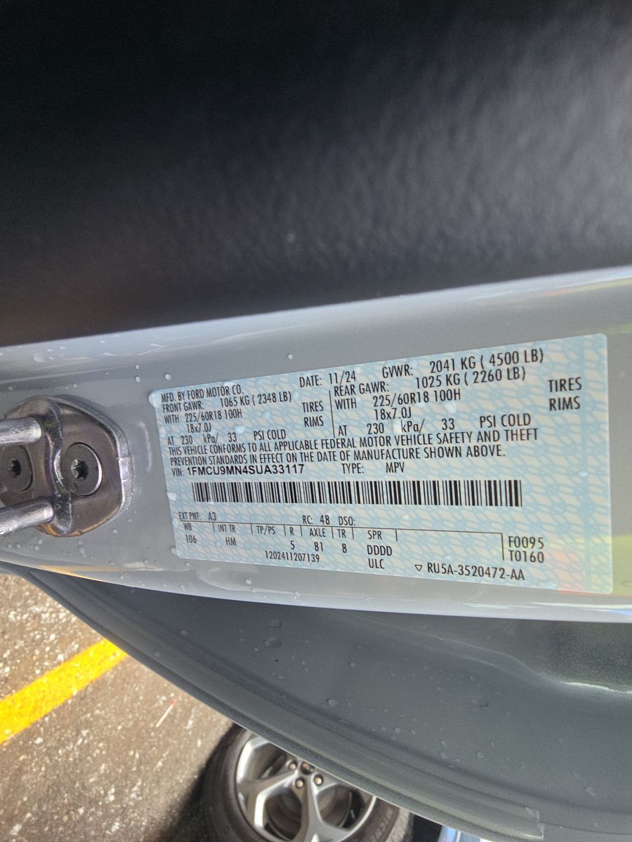 2025 Ford Escape ST-Line AWD