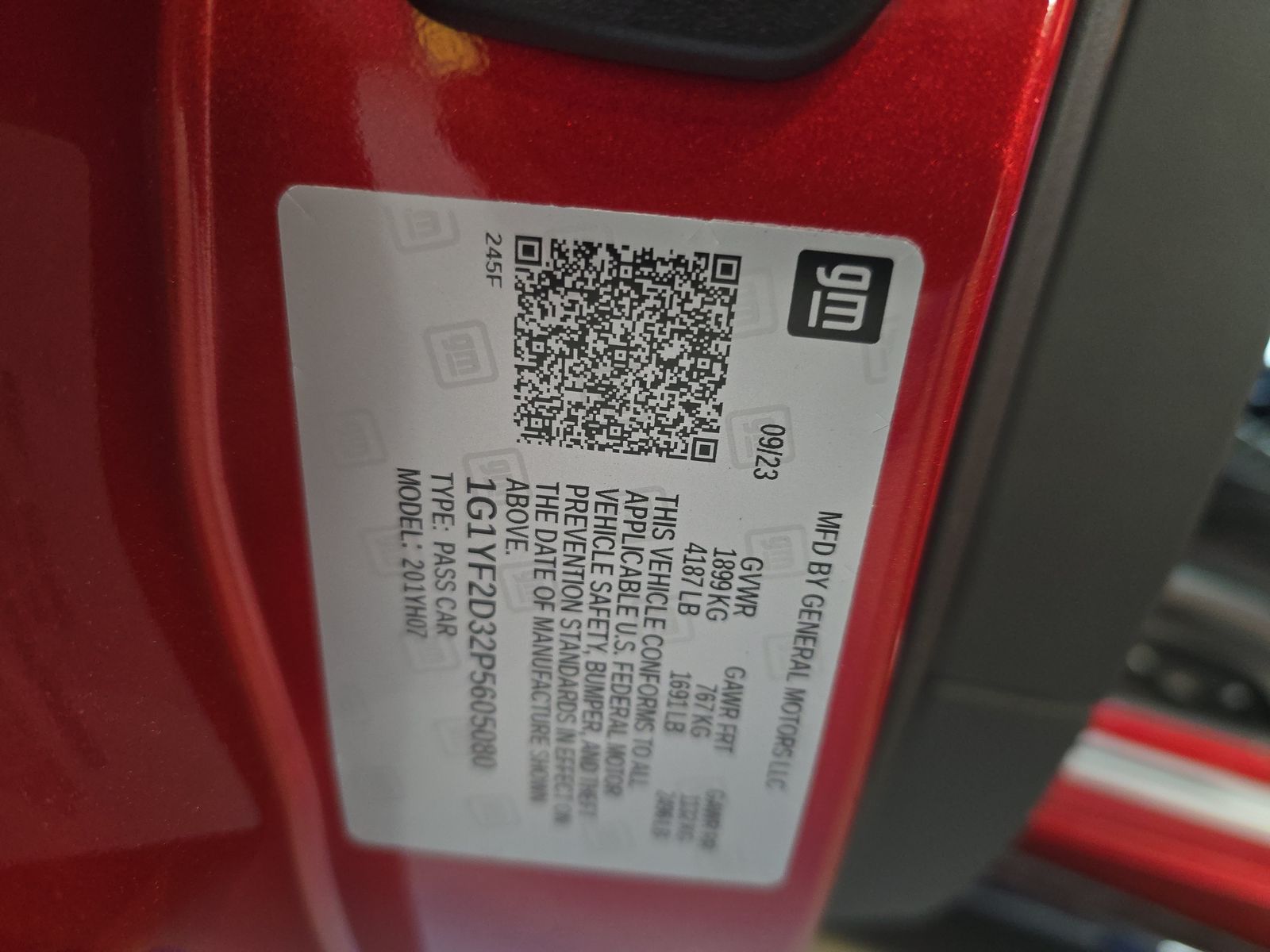 2023 Chevrolet Corvette Z06 RWD