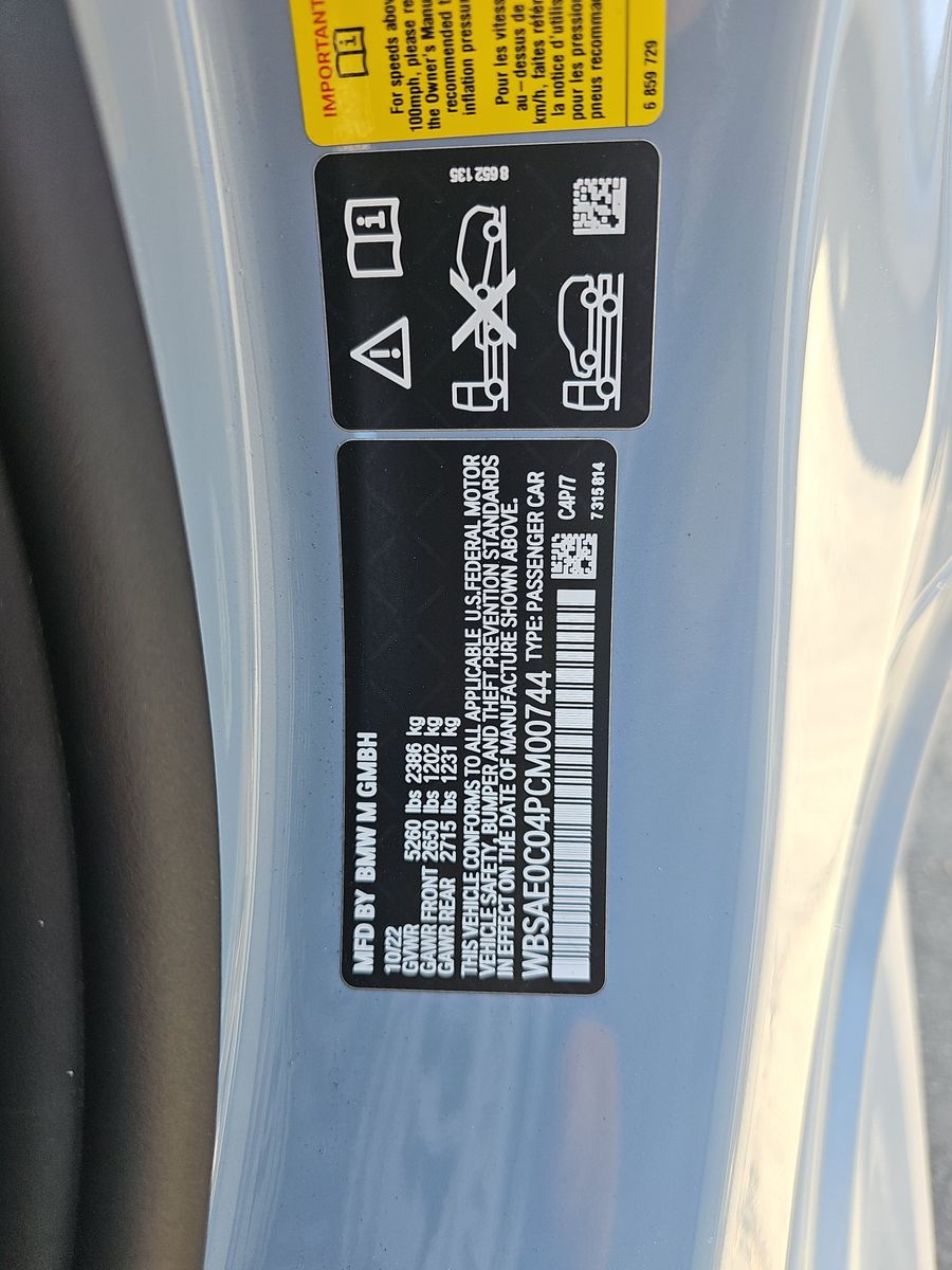 2023 BMW M8 Competition AWD