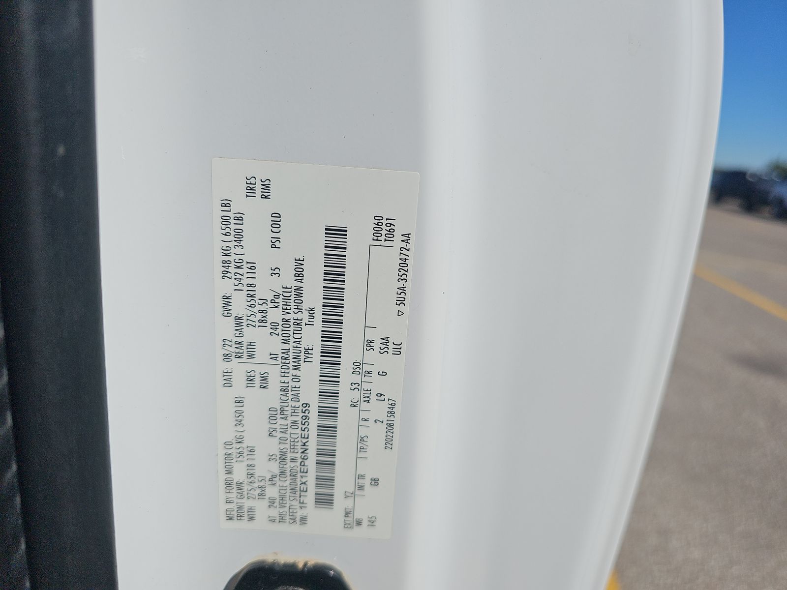 2022 Ford F-150 XL AWD