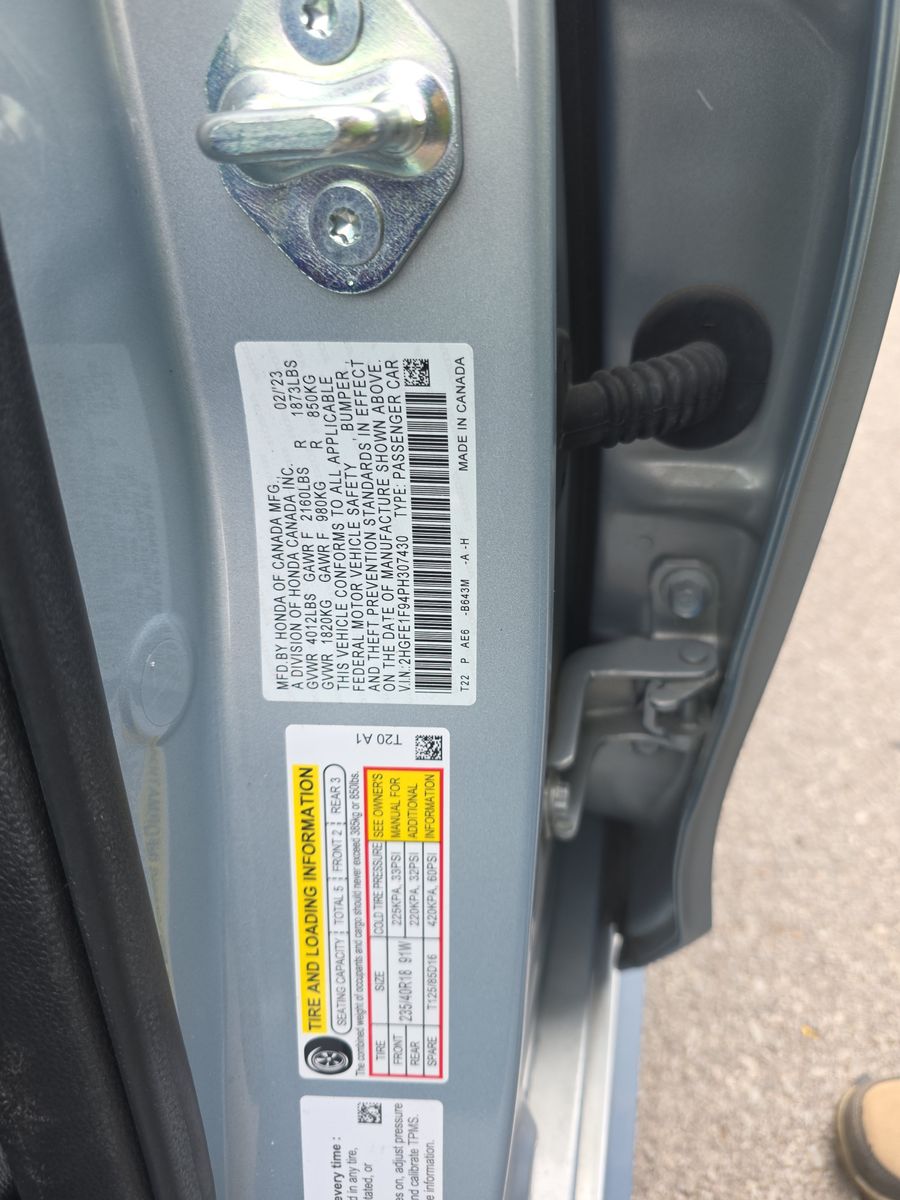 2023 Honda Civic Touring FWD