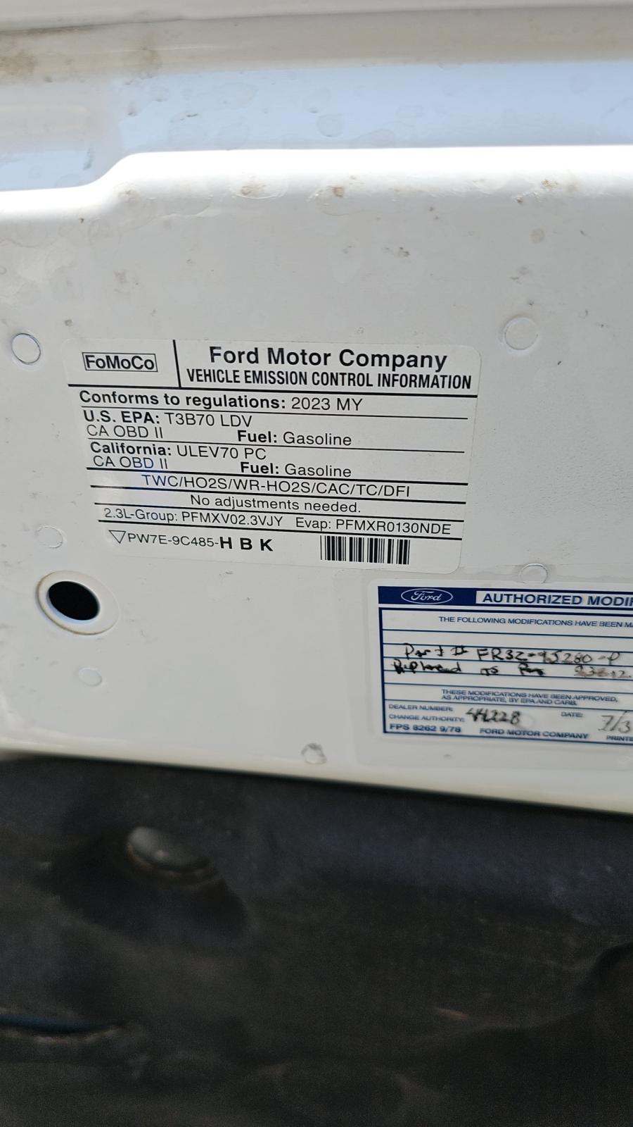 2023 Ford Mustang EcoBoost FWD