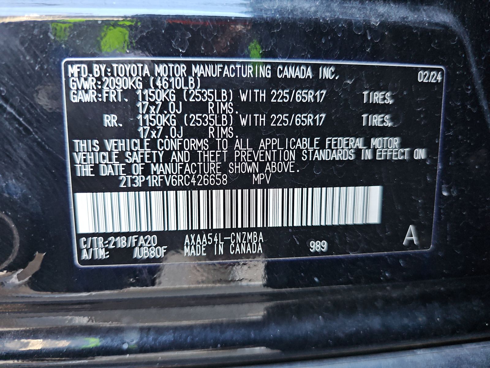 2024 Toyota RAV4 XLE AWD