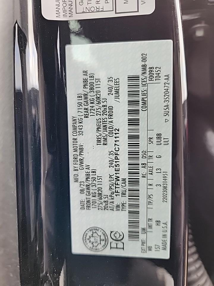 2023 Ford F-150 Lariat AWD