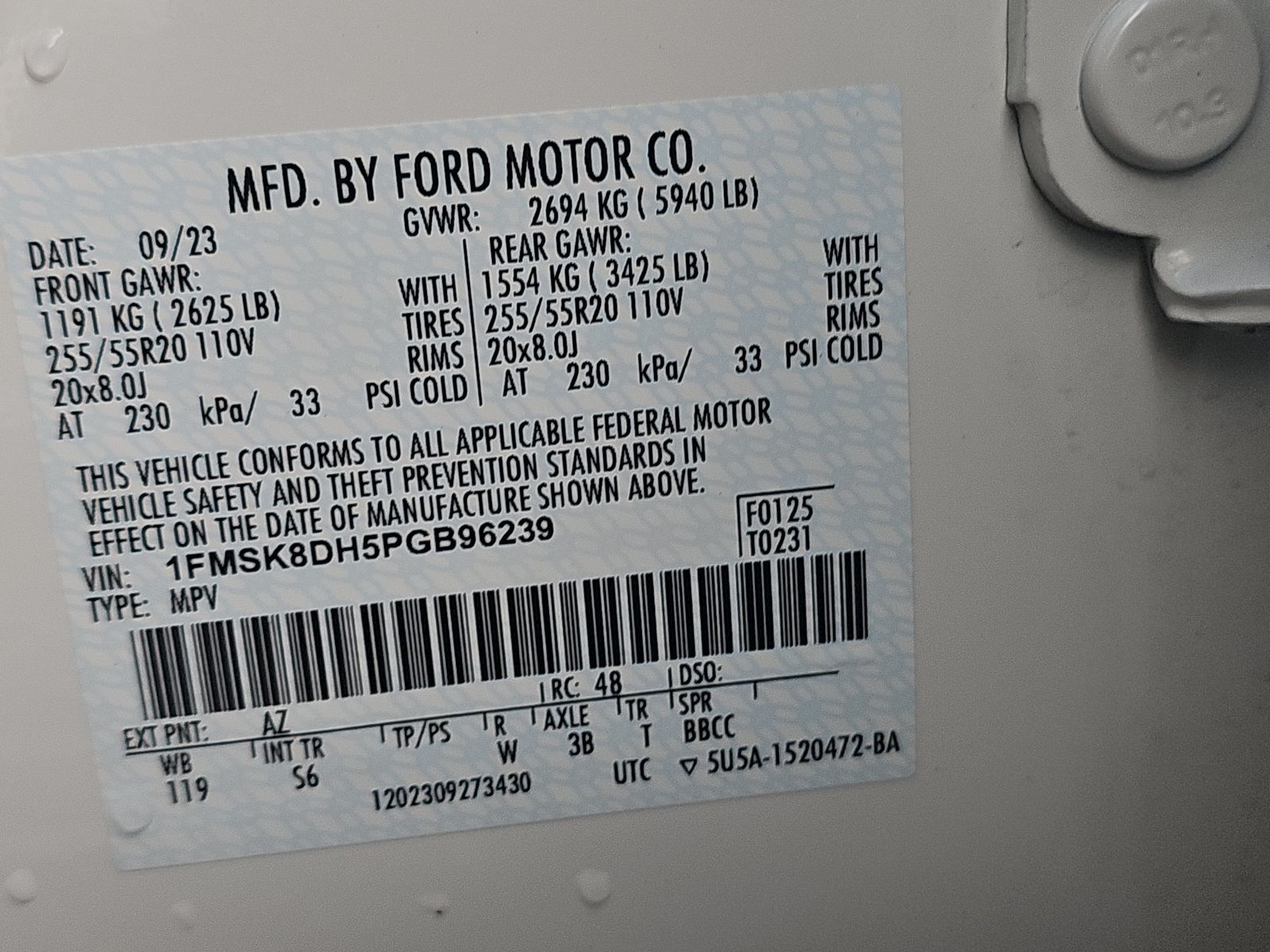 2023 Ford Explorer XLT AWD