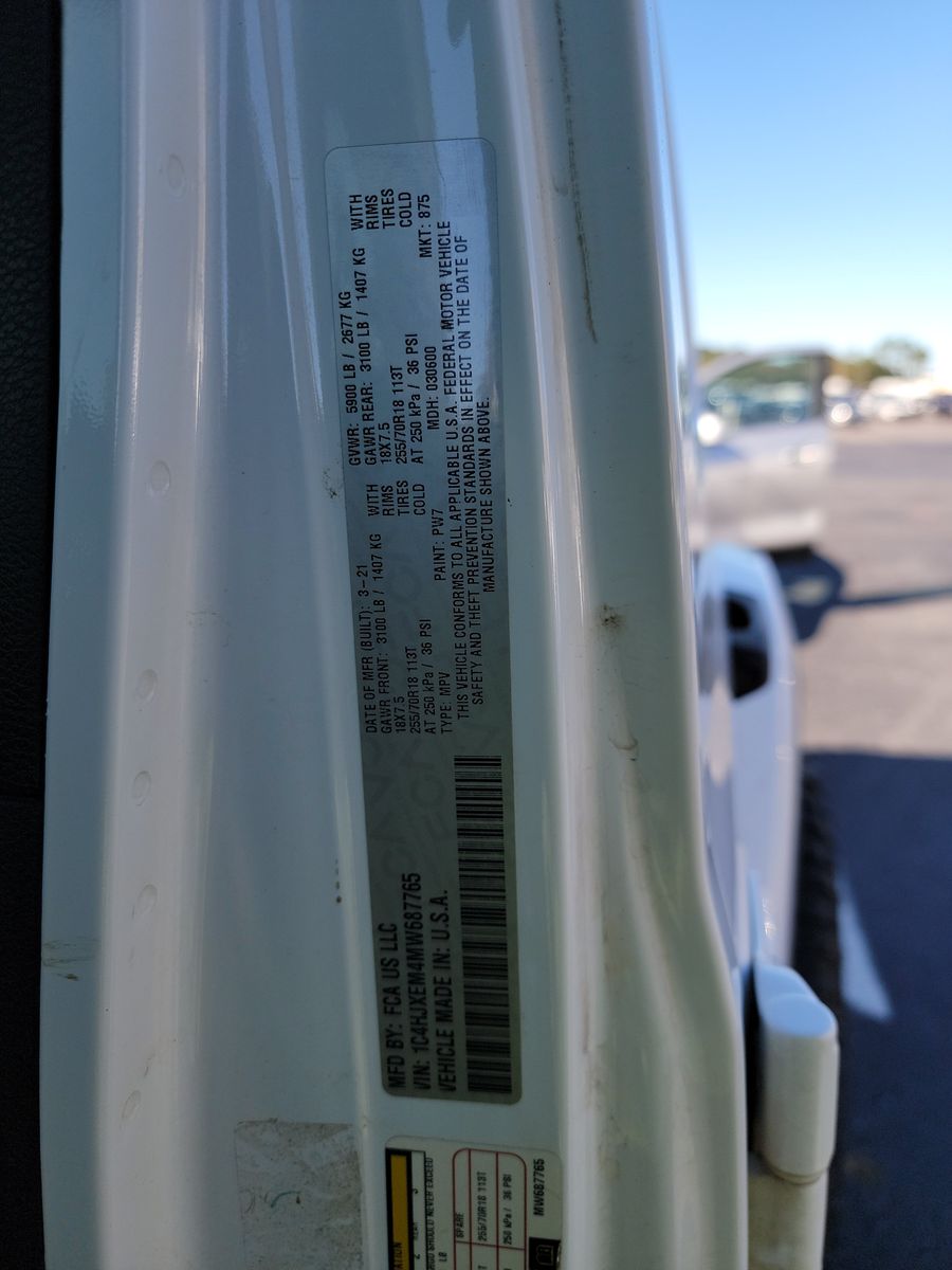 2021 Jeep Wrangler Unlimited Sahara AWD