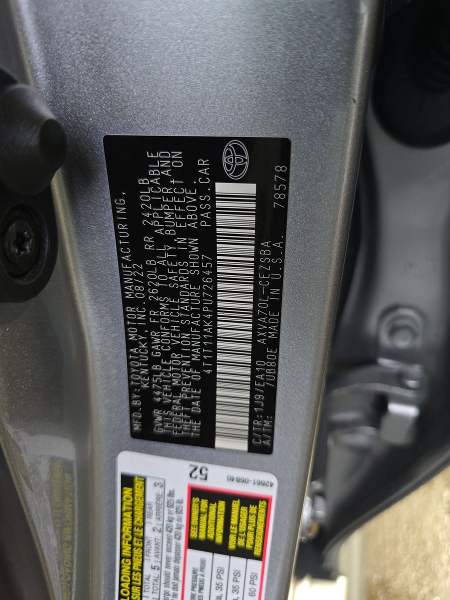 2023 Toyota Camry SE FWD