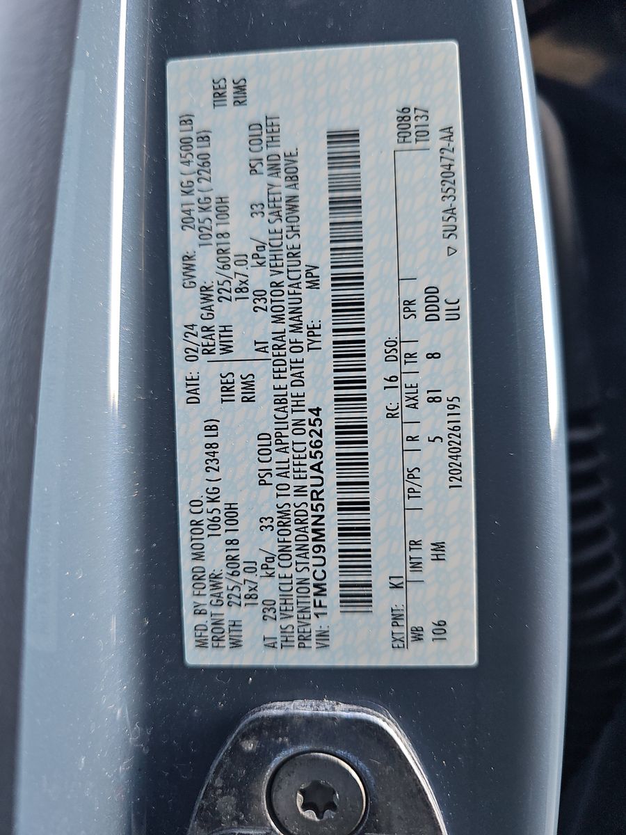 2024 Ford Escape ST-Line AWD