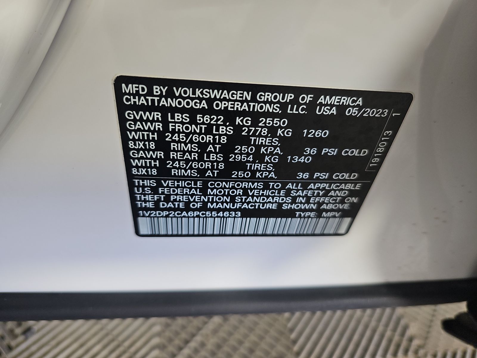 2023 Volkswagen Atlas 2.0T SE FWD