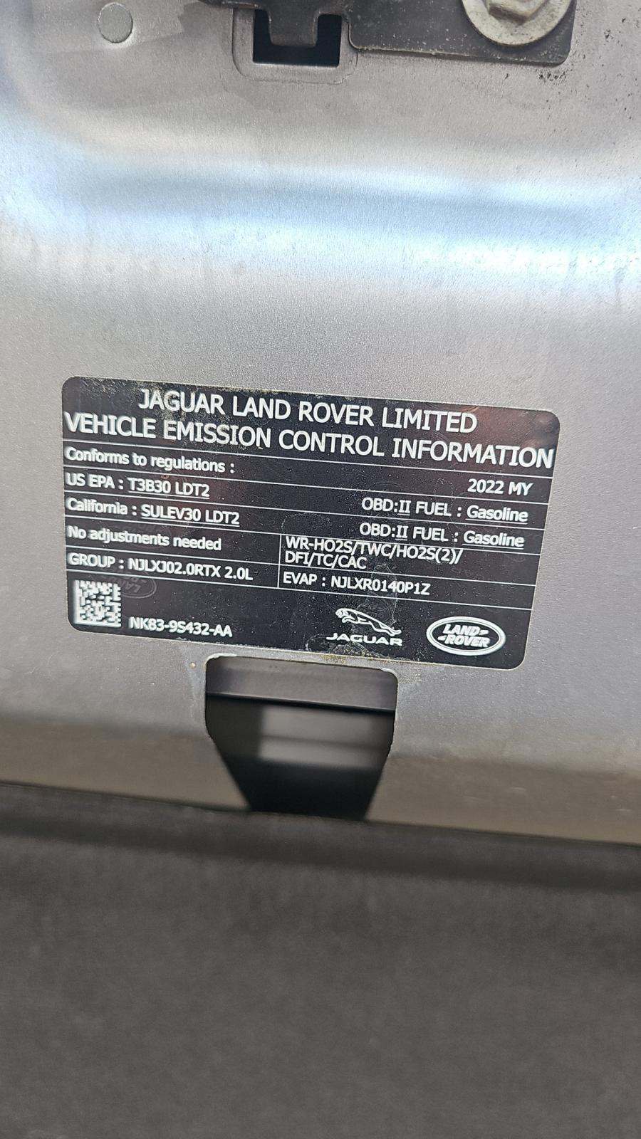 2022 Land Rover Range Rover Velar R-Dynamic S AWD