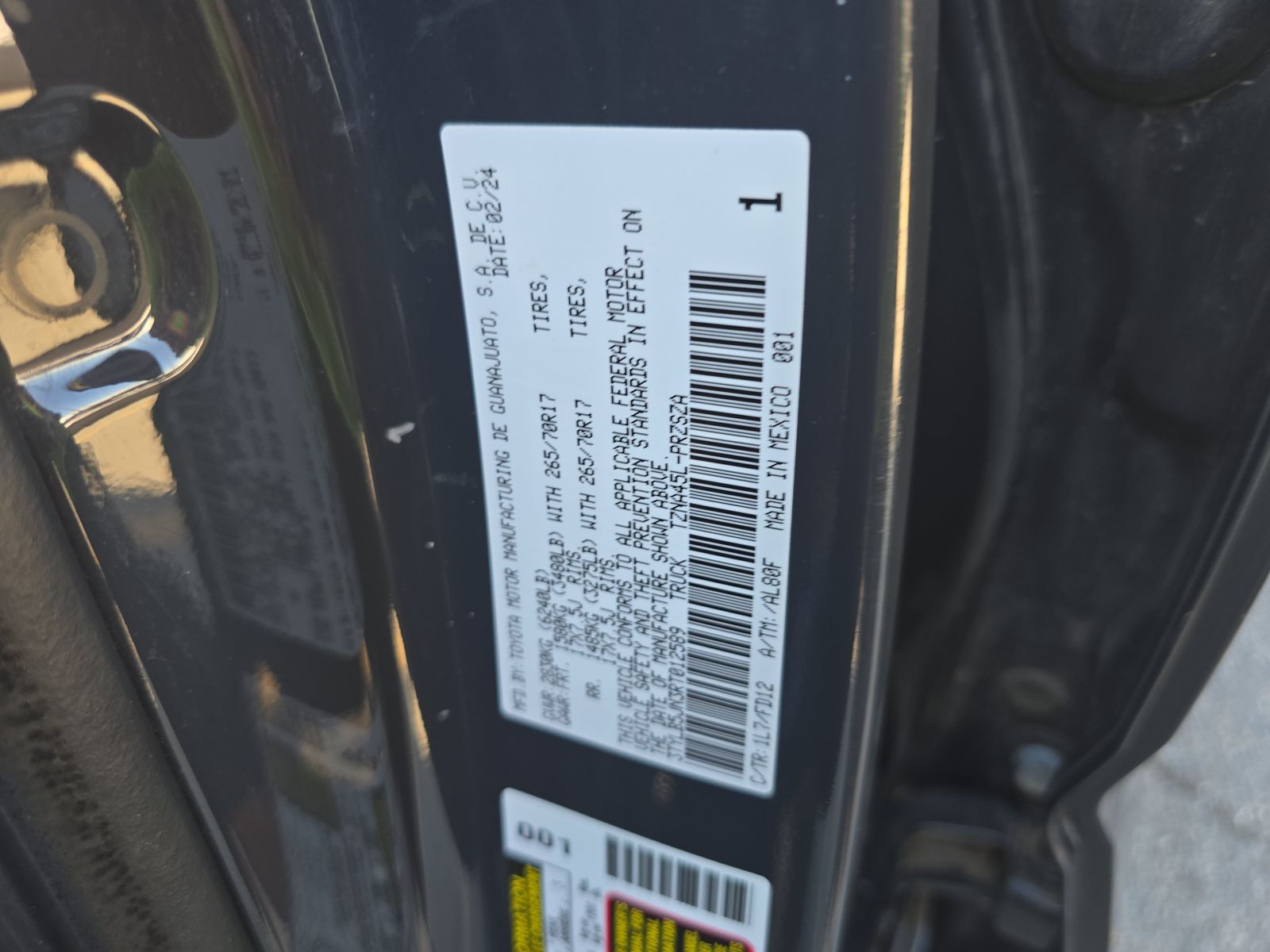 2024 Toyota Tacoma TRD Off-Road AWD