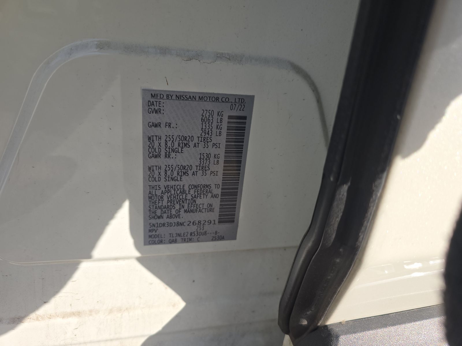 2022 Nissan Pathfinder Platinum AWD