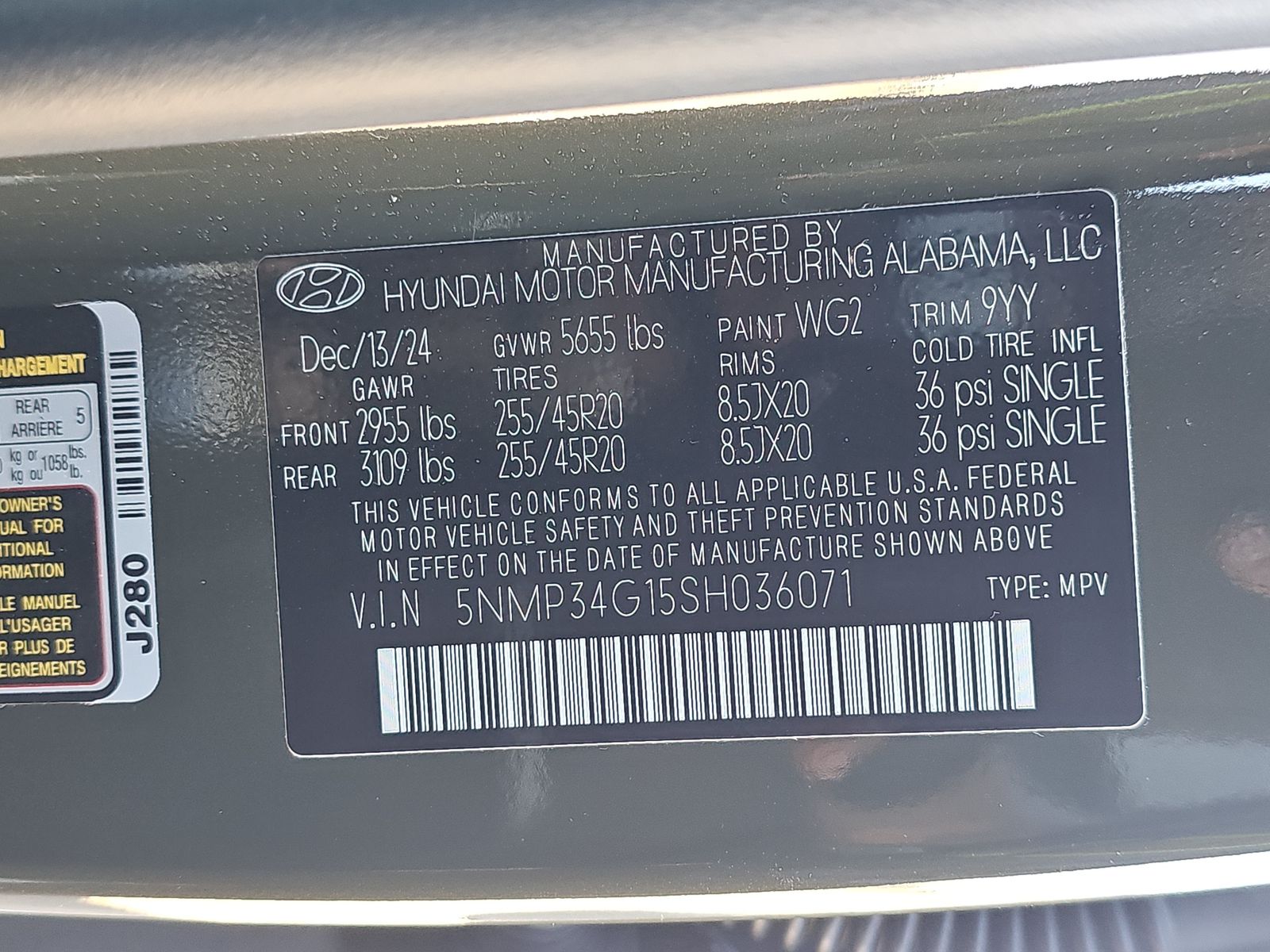 2025 Hyundai Santa Fe Hybrid Limited FWD