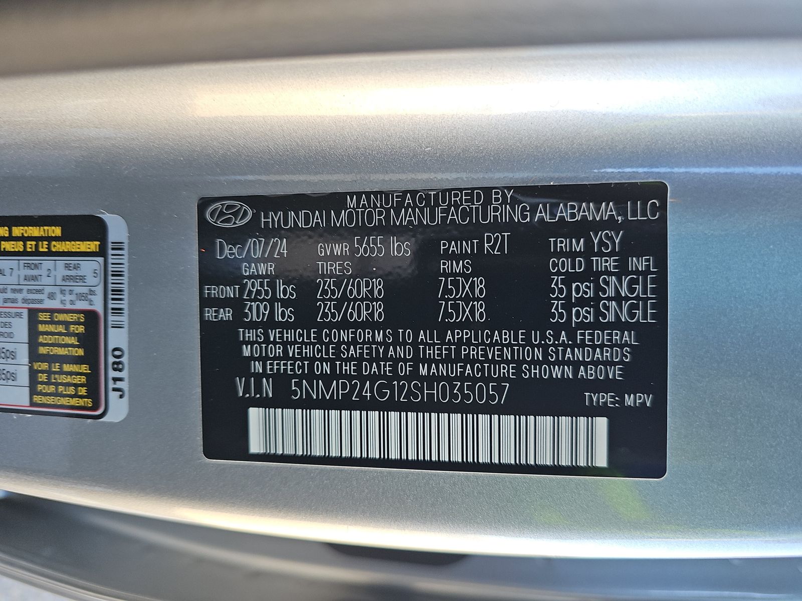 2025 Hyundai Santa Fe Hybrid SEL FWD