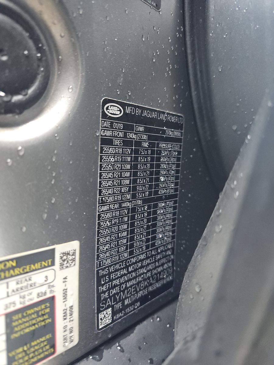 2019 Land Rover Range Rover Velar R-Dynamic HSE AWD