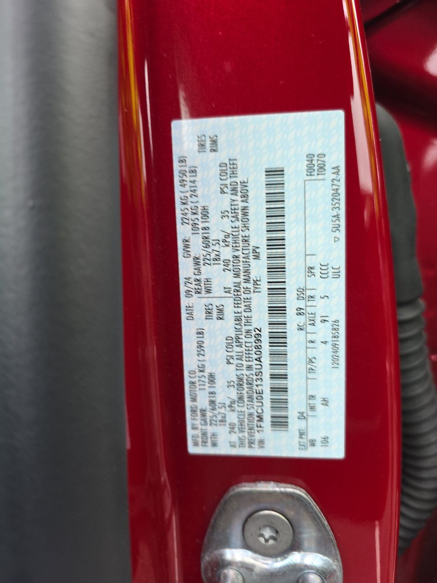 2025 Ford Escape Plug-In Hybrid FWD