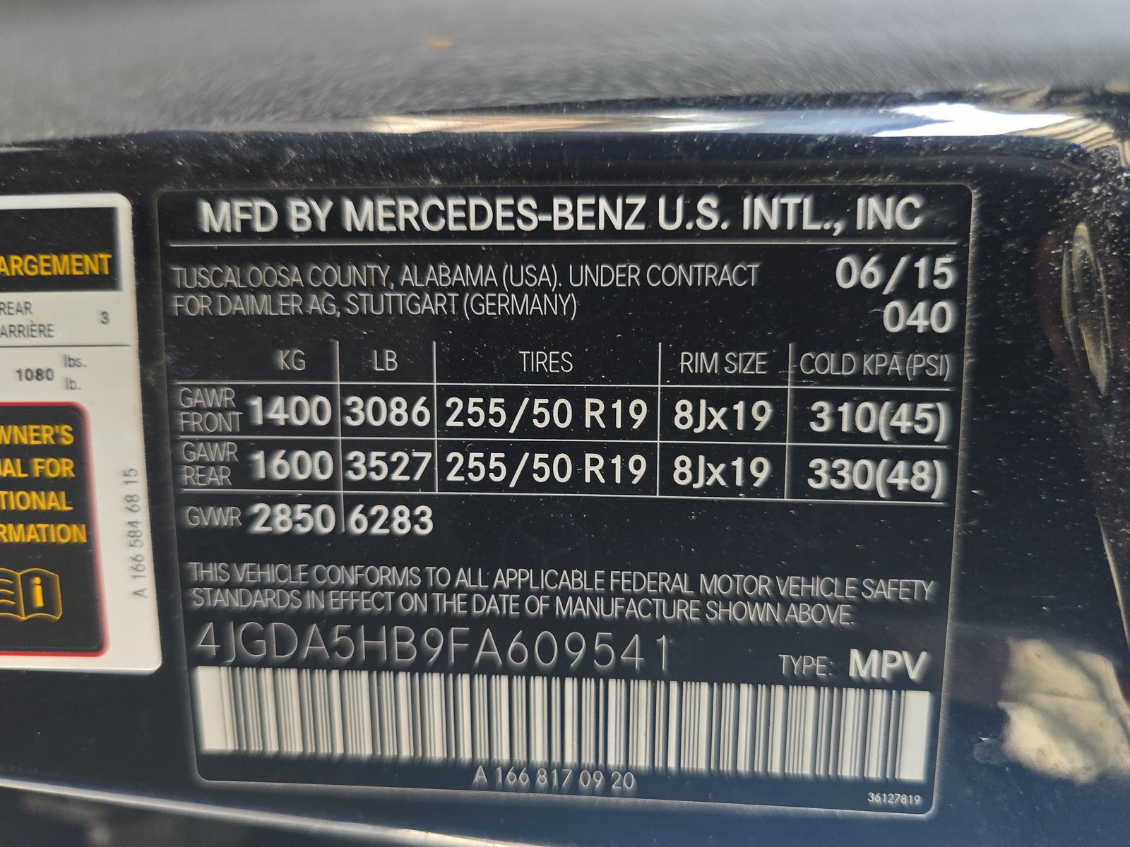 2015 Mercedes-Benz M-Class ML 350 AWD