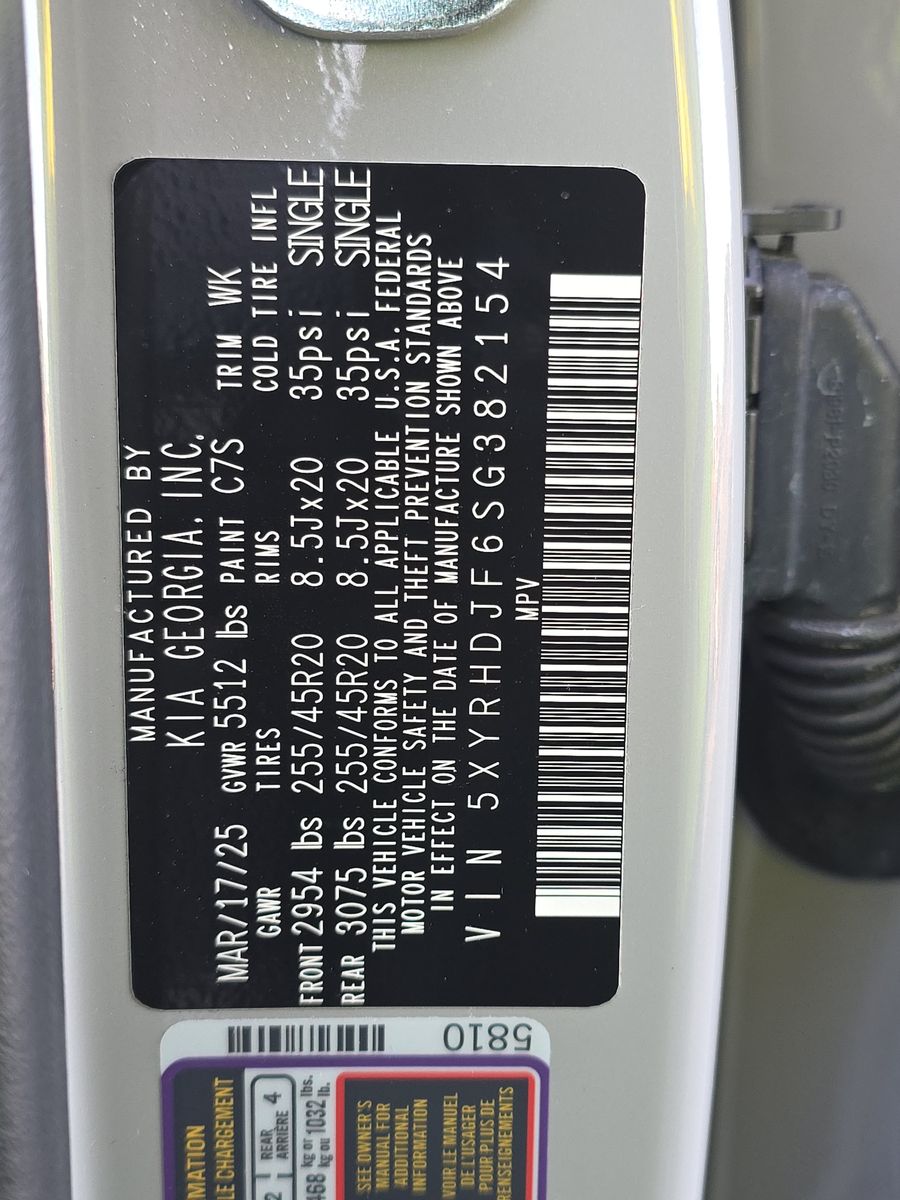 2025 Kia Sorento EX AWD