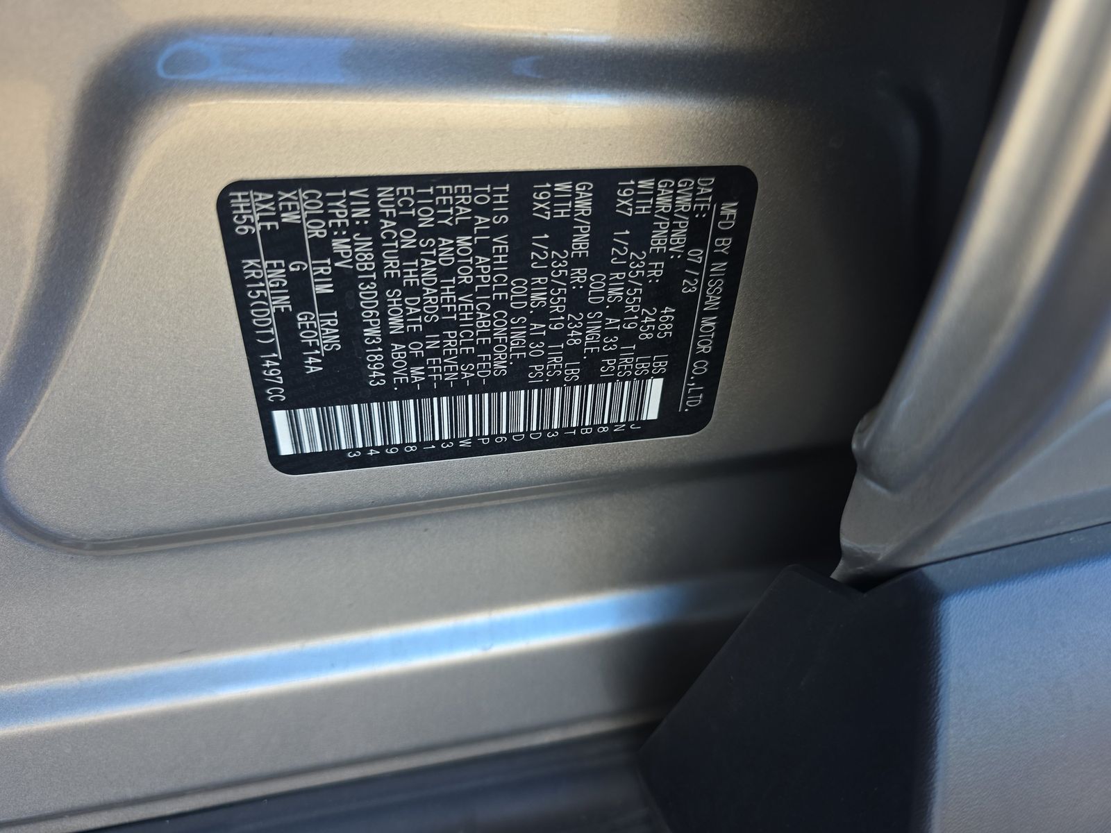 2023 Nissan Rogue Platinum AWD