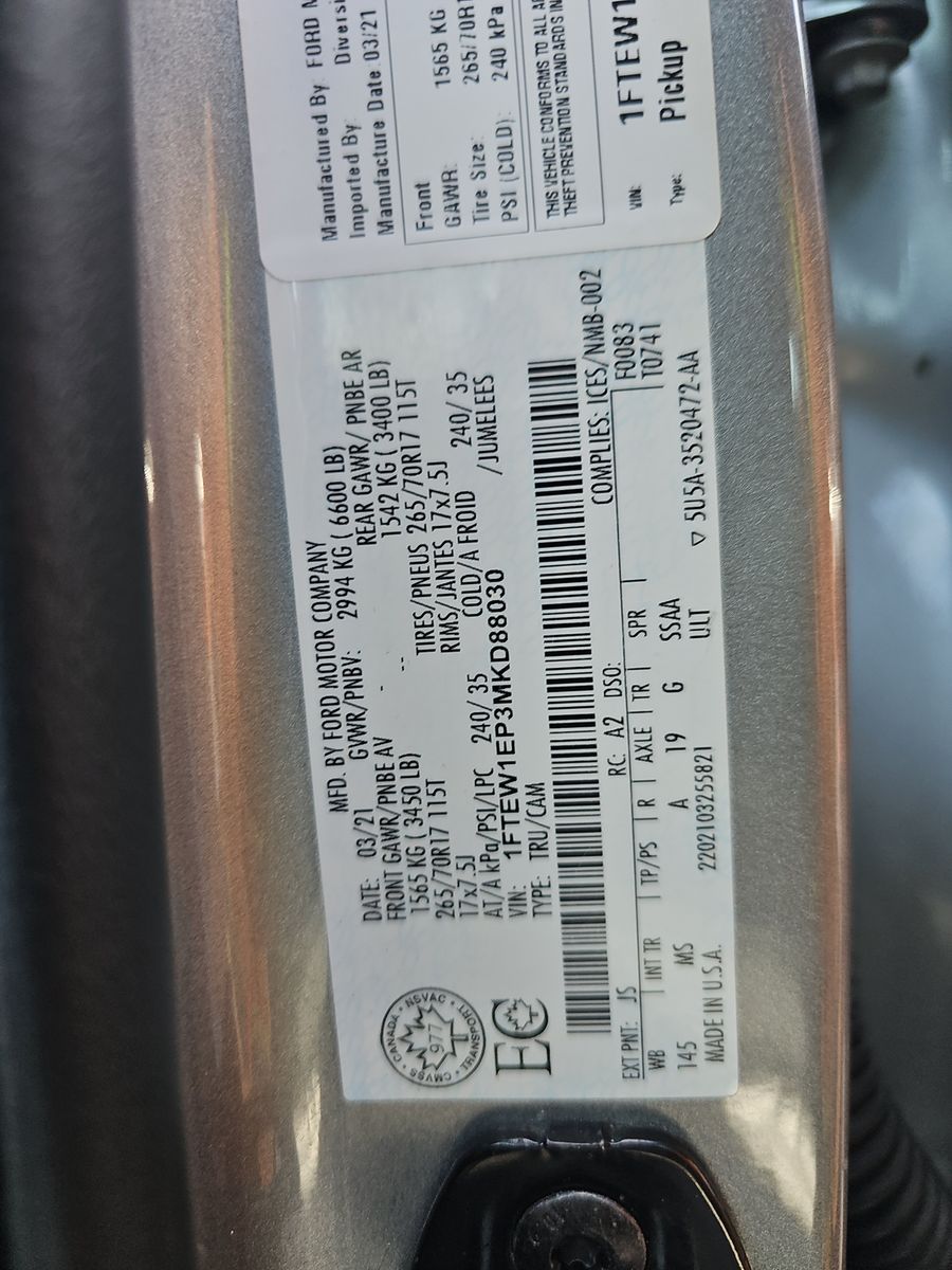 2021 Ford F-150 XLT AWD