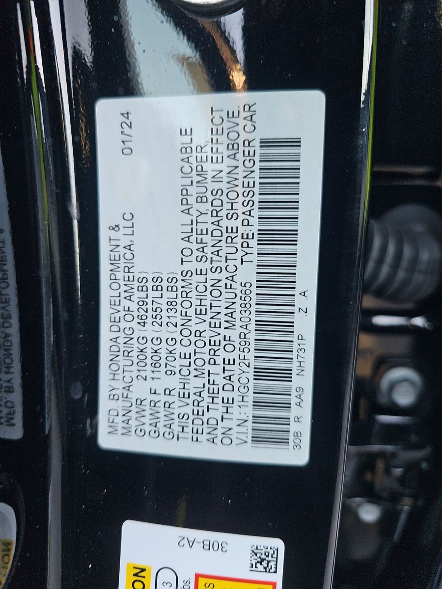 2024 Honda Accord Hybrid Sport FWD