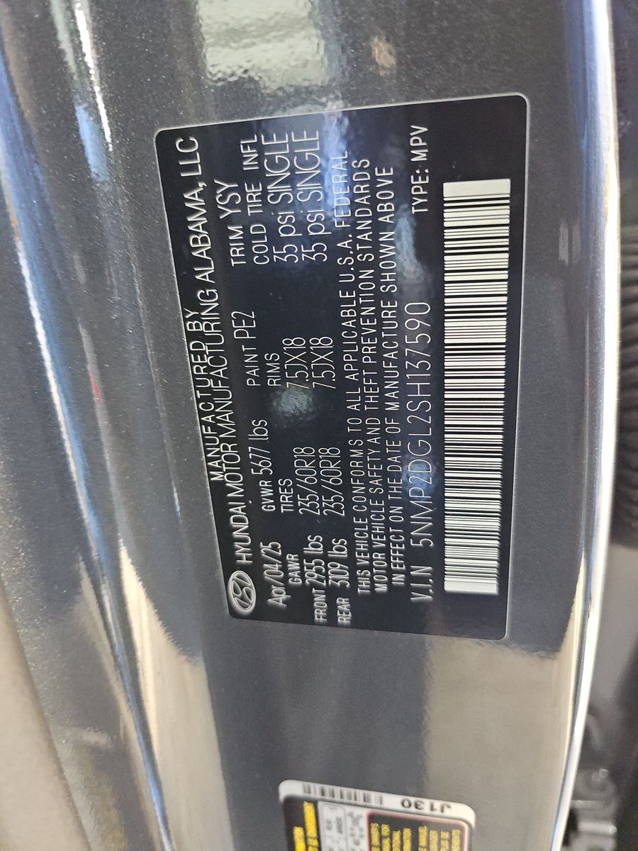 2025 Hyundai Santa Fe SEL AWD