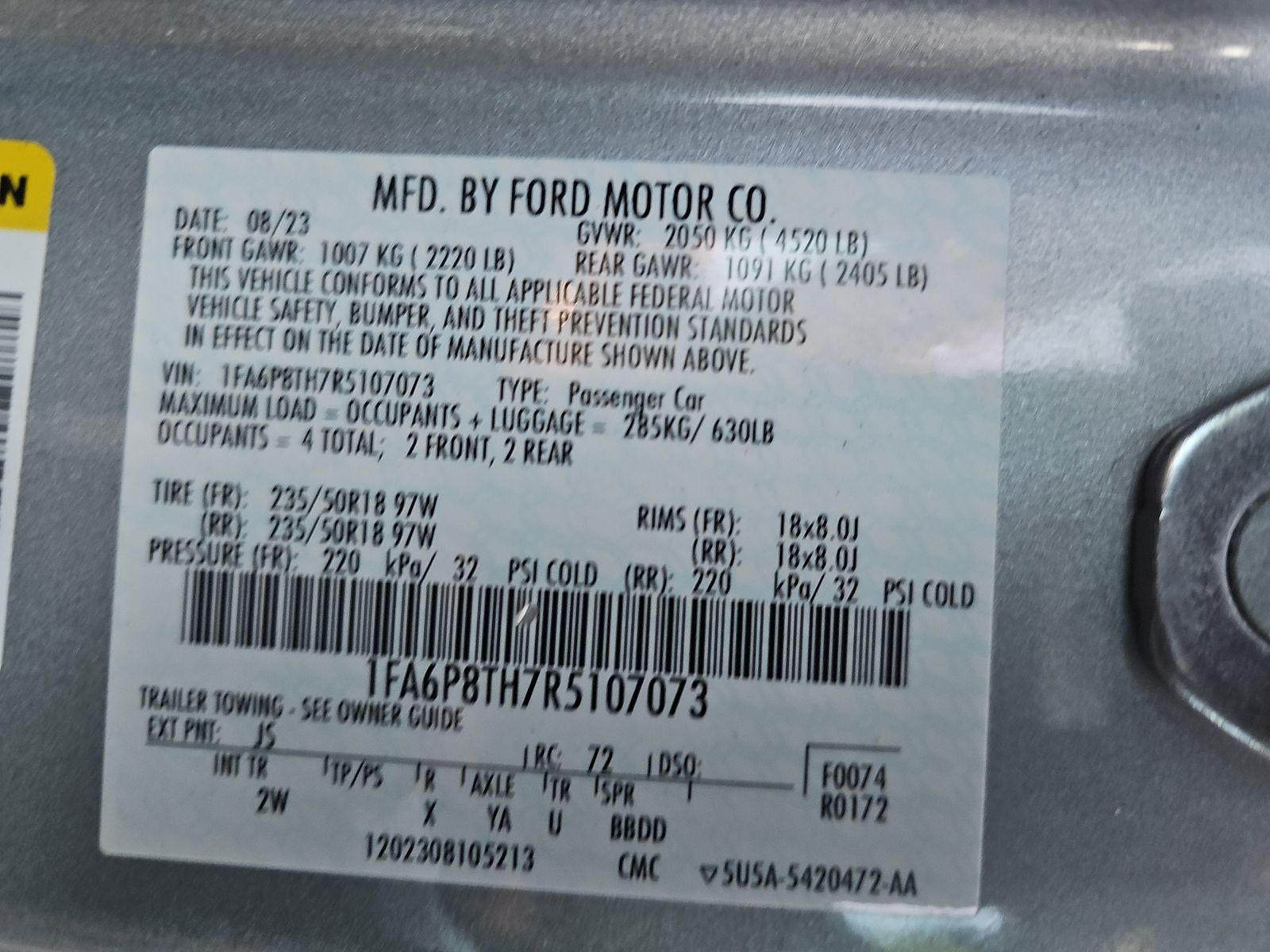 2024 Ford Mustang EcoBoost RWD