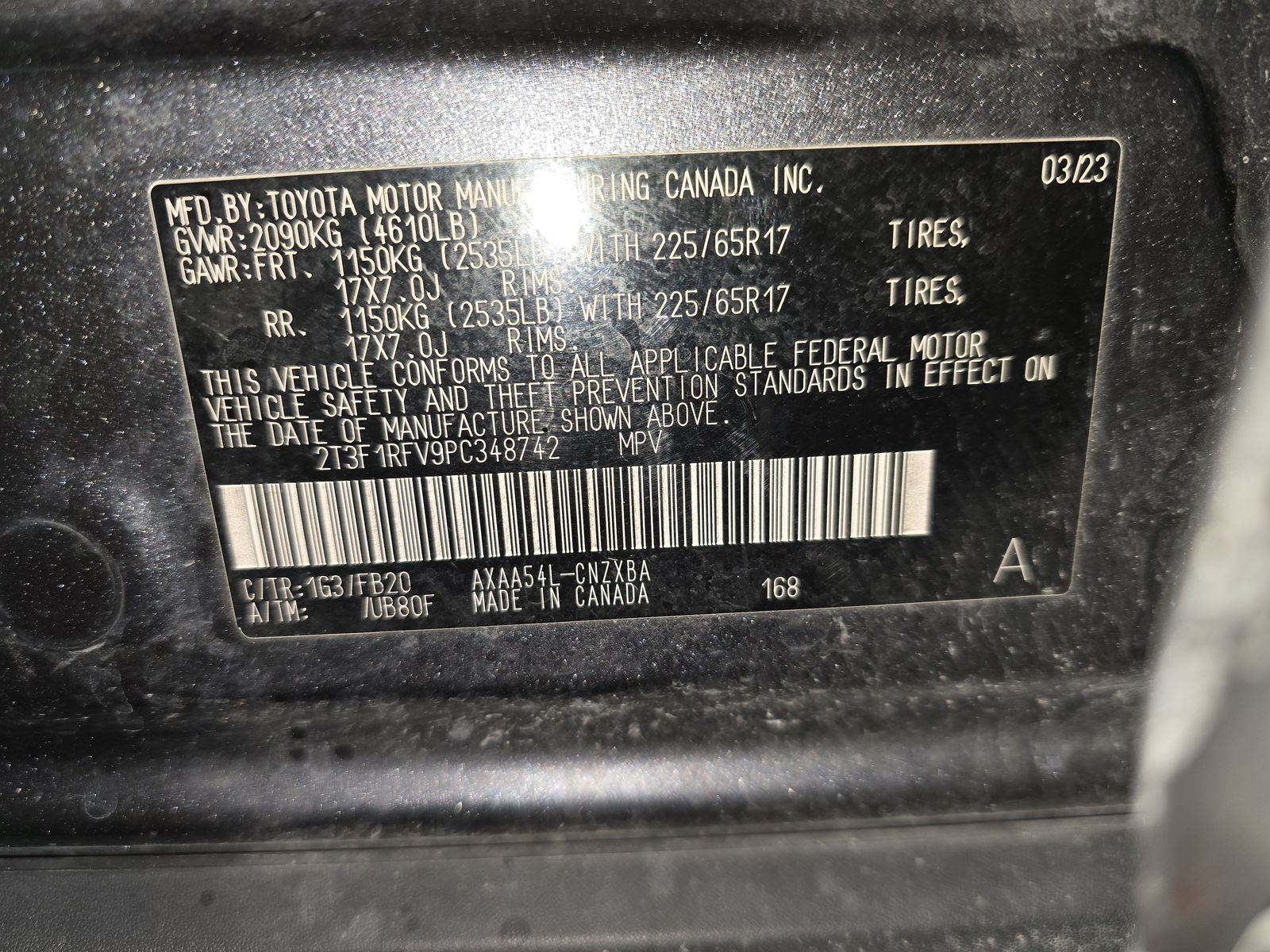 2023 Toyota RAV4 LE AWD