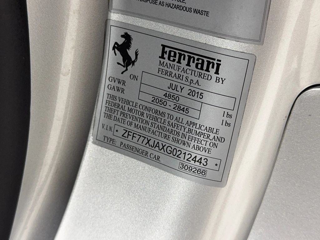 2016 Ferrari California T RWD