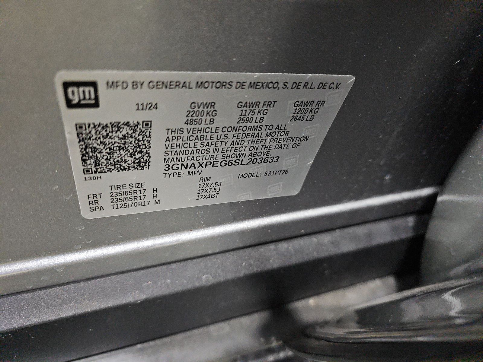 2025 Chevrolet Equinox LT AWD