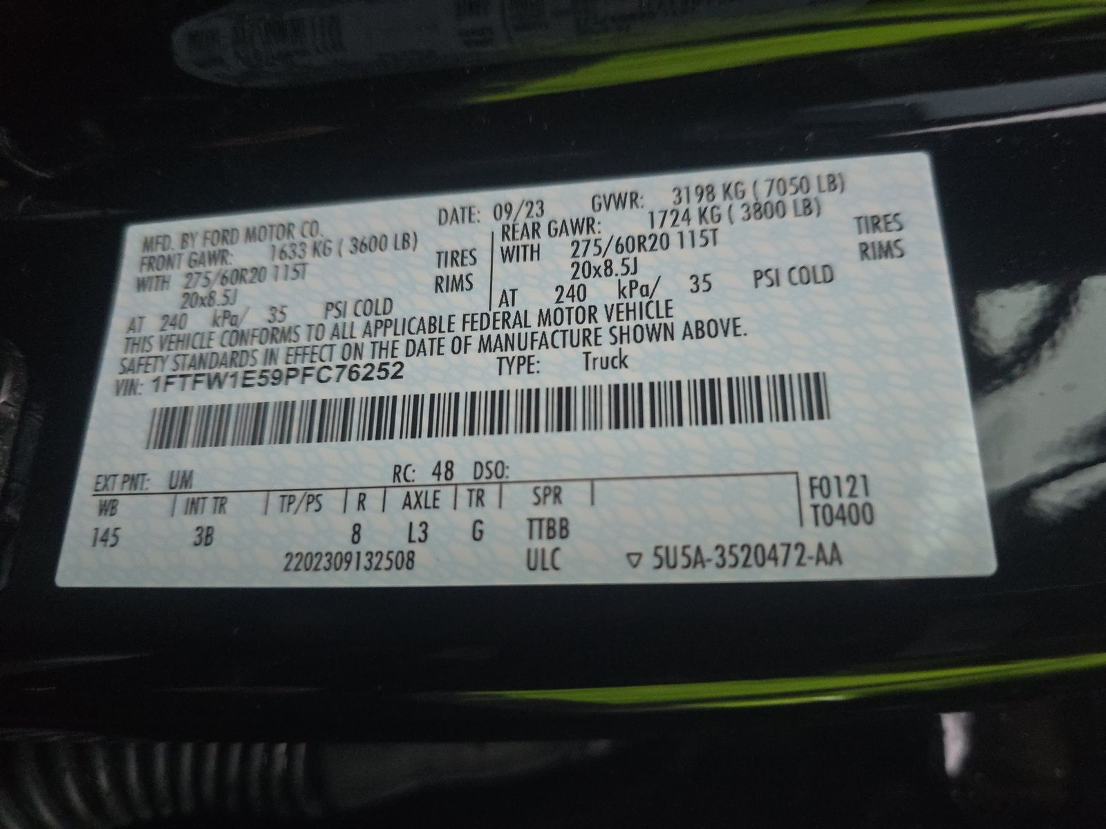 2023 Ford F-150 Platinum AWD