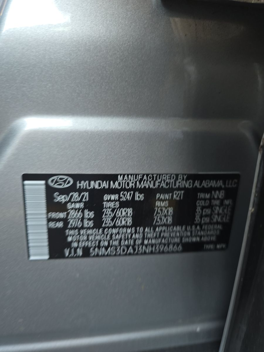 2022 Hyundai Santa Fe SEL AWD