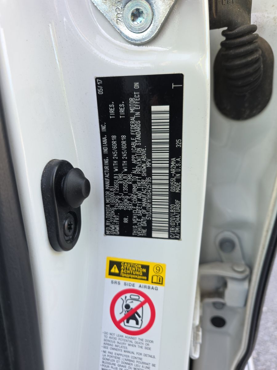 2017 Toyota Highlander XLE AWD