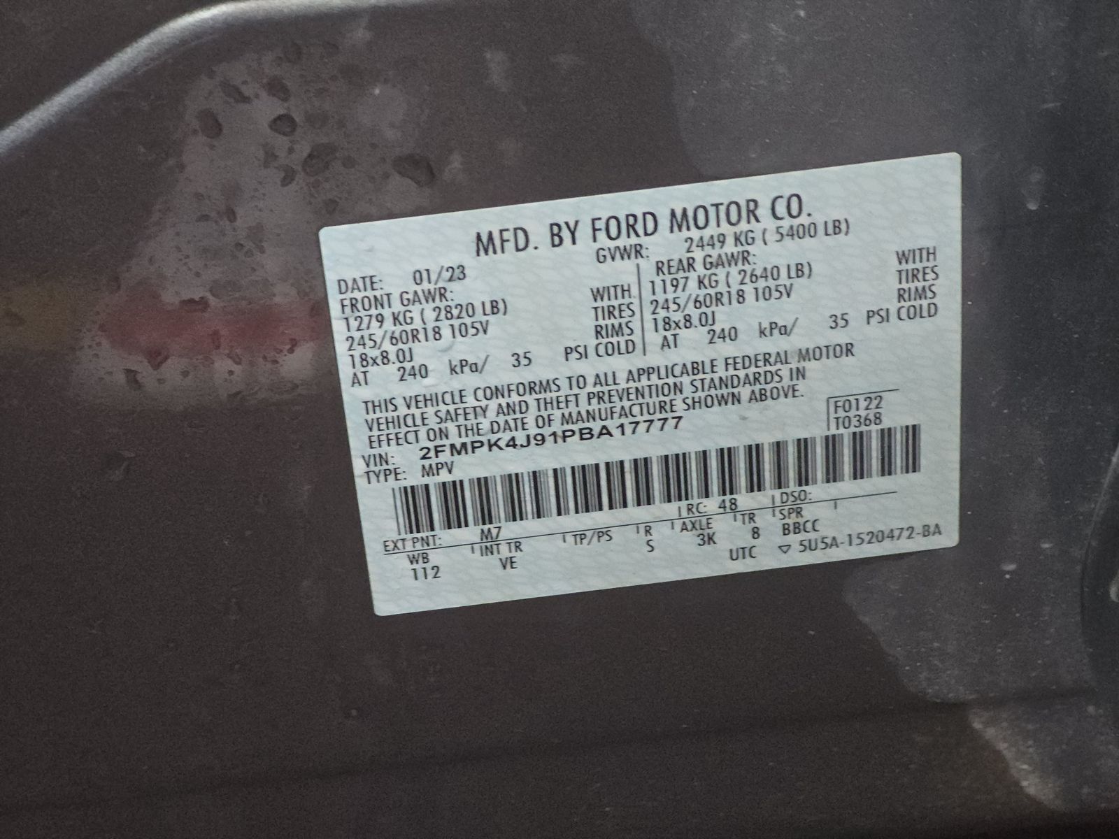 2023 Ford Edge SEL AWD