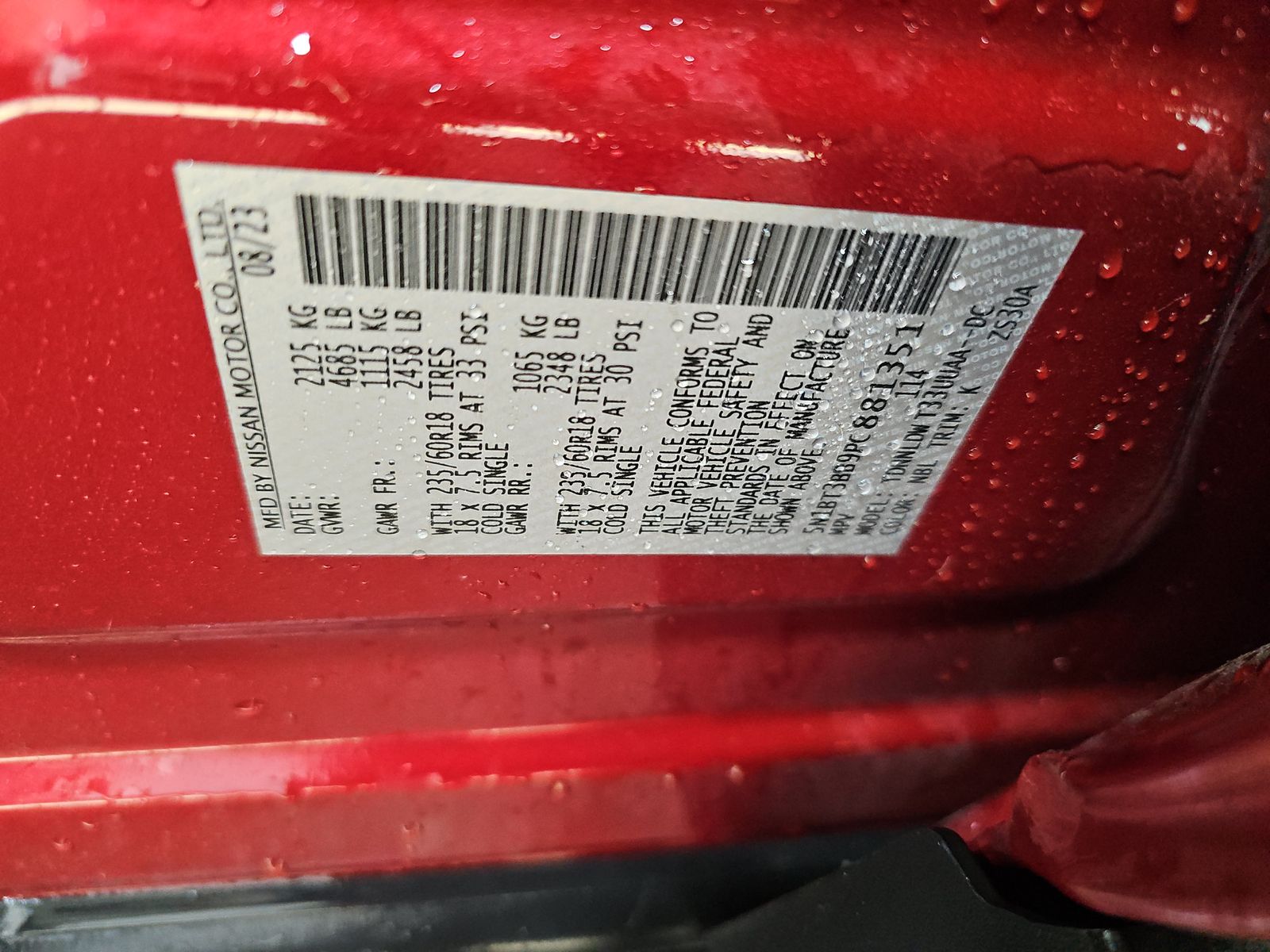 2023 Nissan Rogue SV AWD