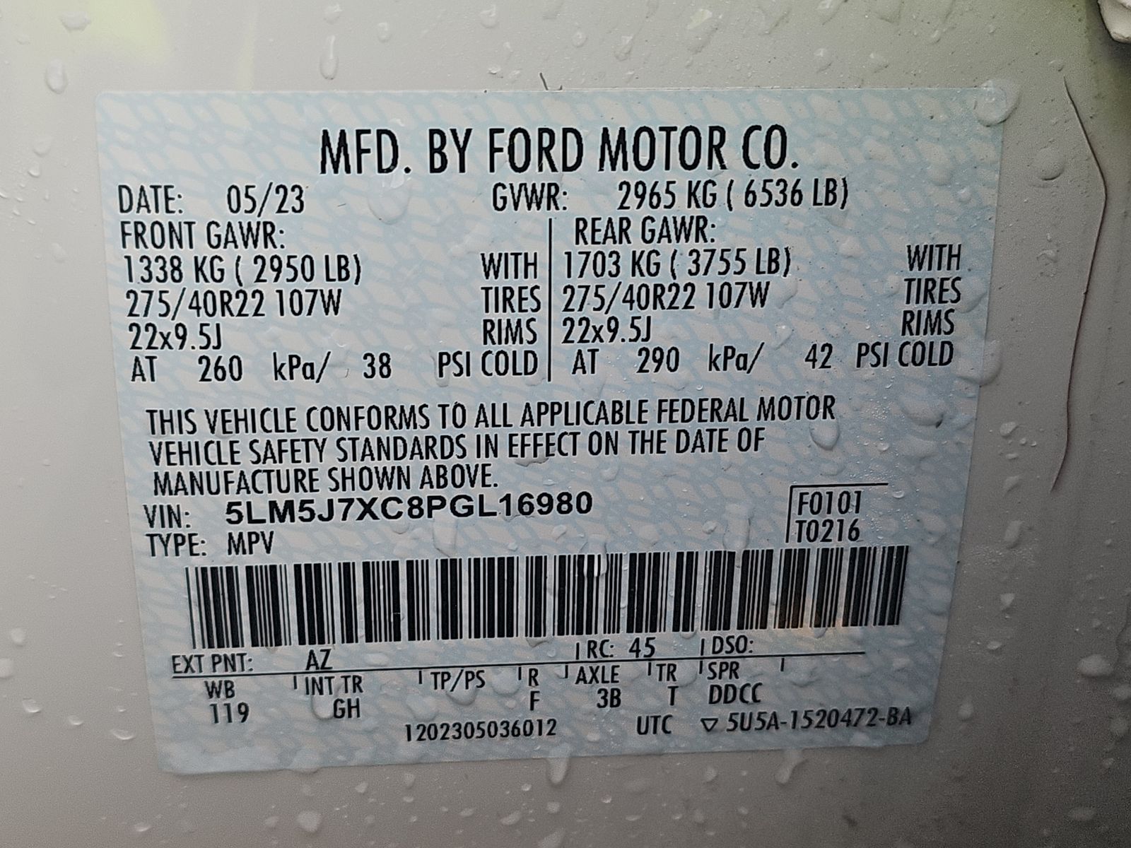 2023 Lincoln Aviator Reserve AWD