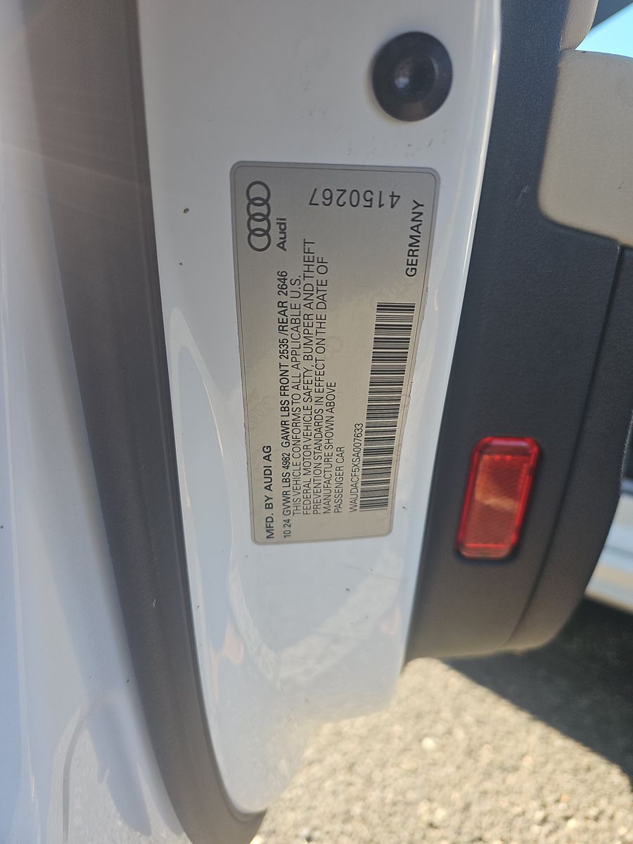 2025 Audi A5 S Line Premium AWD