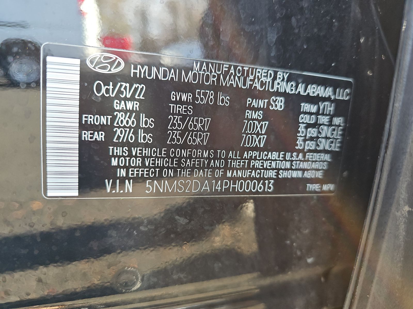 2023 Hyundai Santa Fe Hybrid Blue AWD