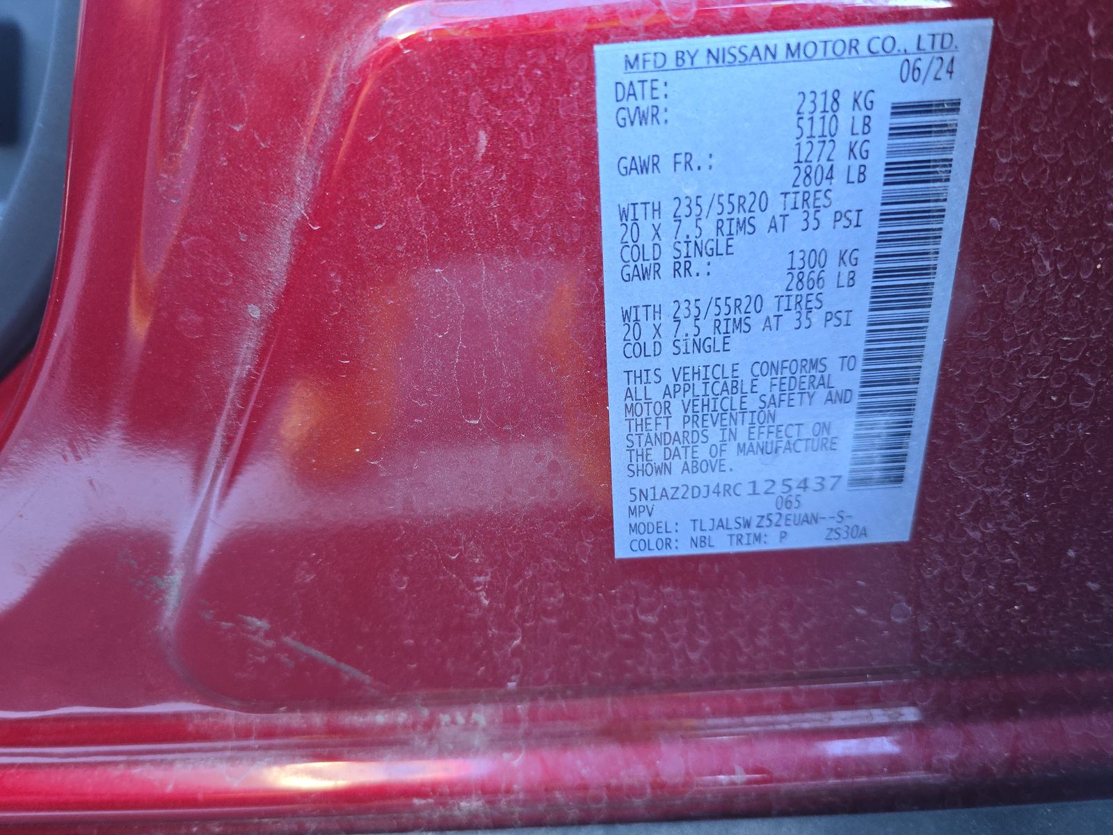 2024 Nissan Murano Platinum FWD