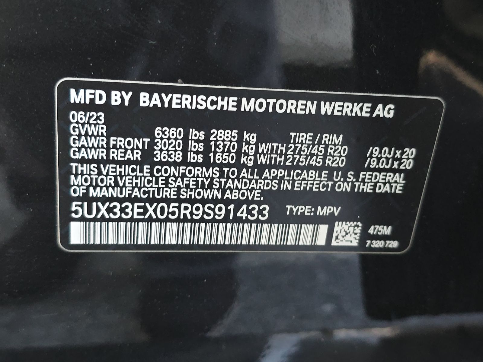 2024 BMW X6 xDrive40i AWD