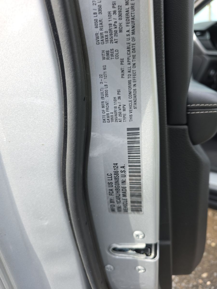 2022 Jeep Grand Cherokee Limited AWD