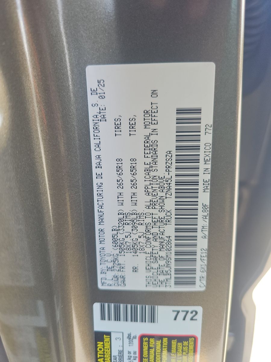 2025 Toyota Tacoma TRD Sport AWD