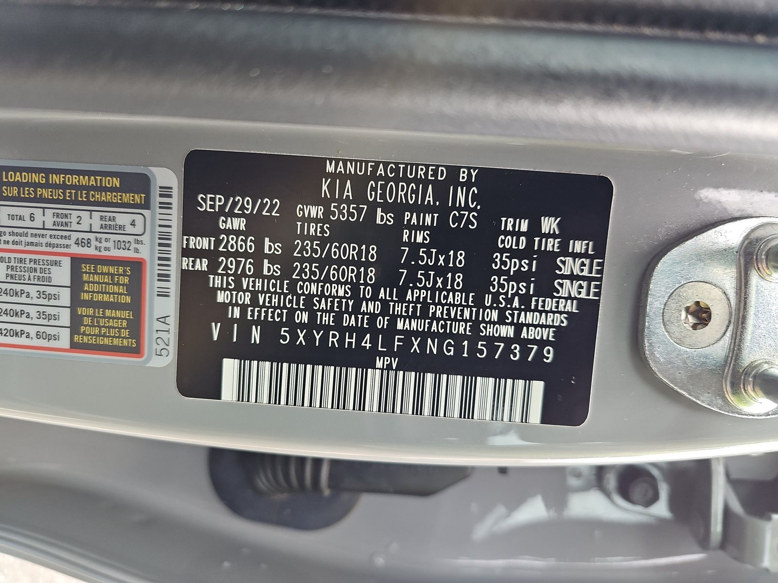 2022 Kia Sorento EX FWD