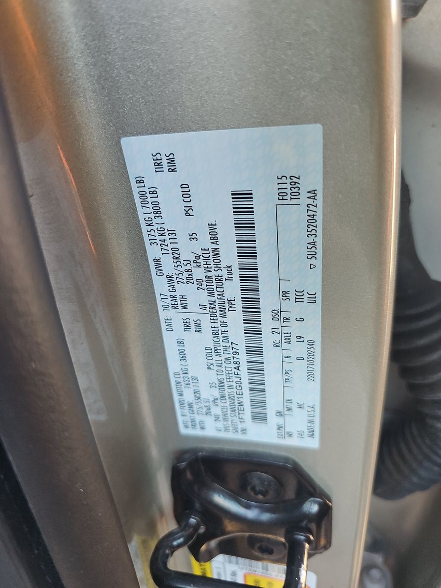 2018 Ford F-150 Lariat AWD