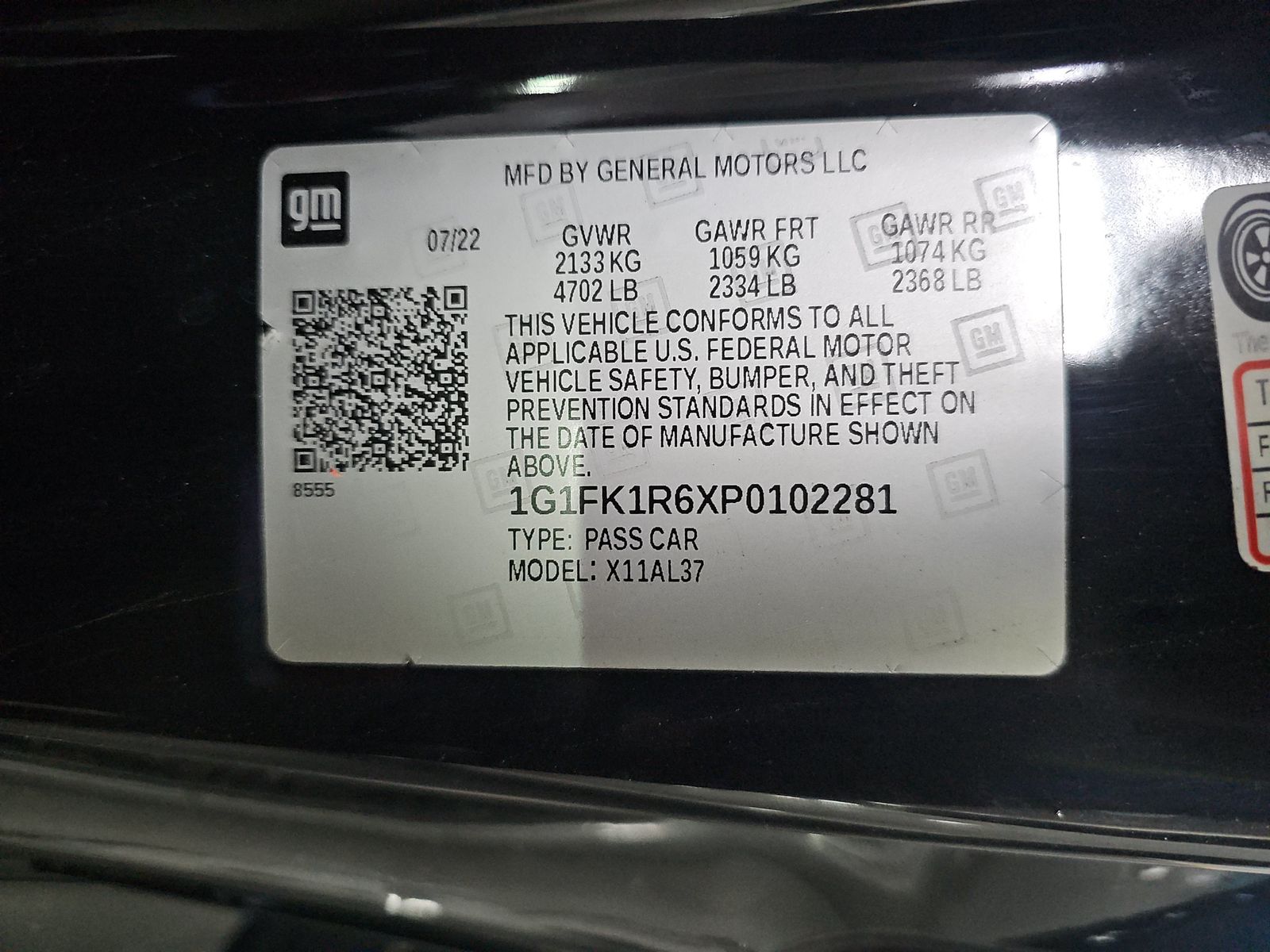 2023 Chevrolet Camaro ZL1 RWD